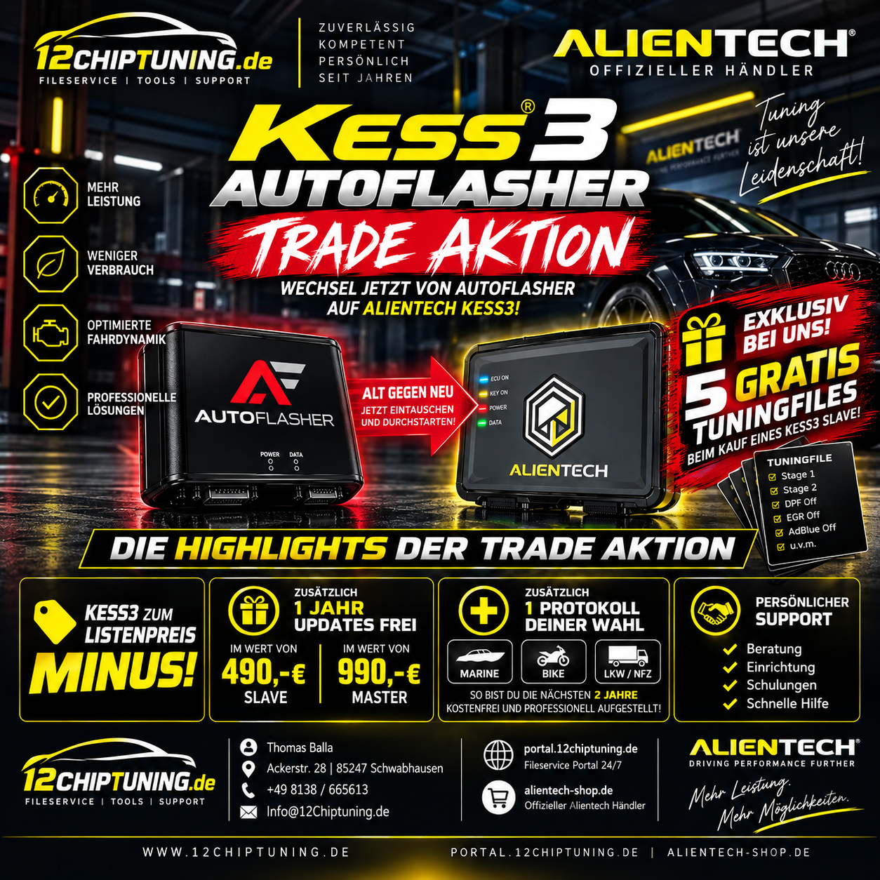 AutoFlasher auf Alientech KESS3 wechseln – und exklusive Vorteile sichern -> Slave