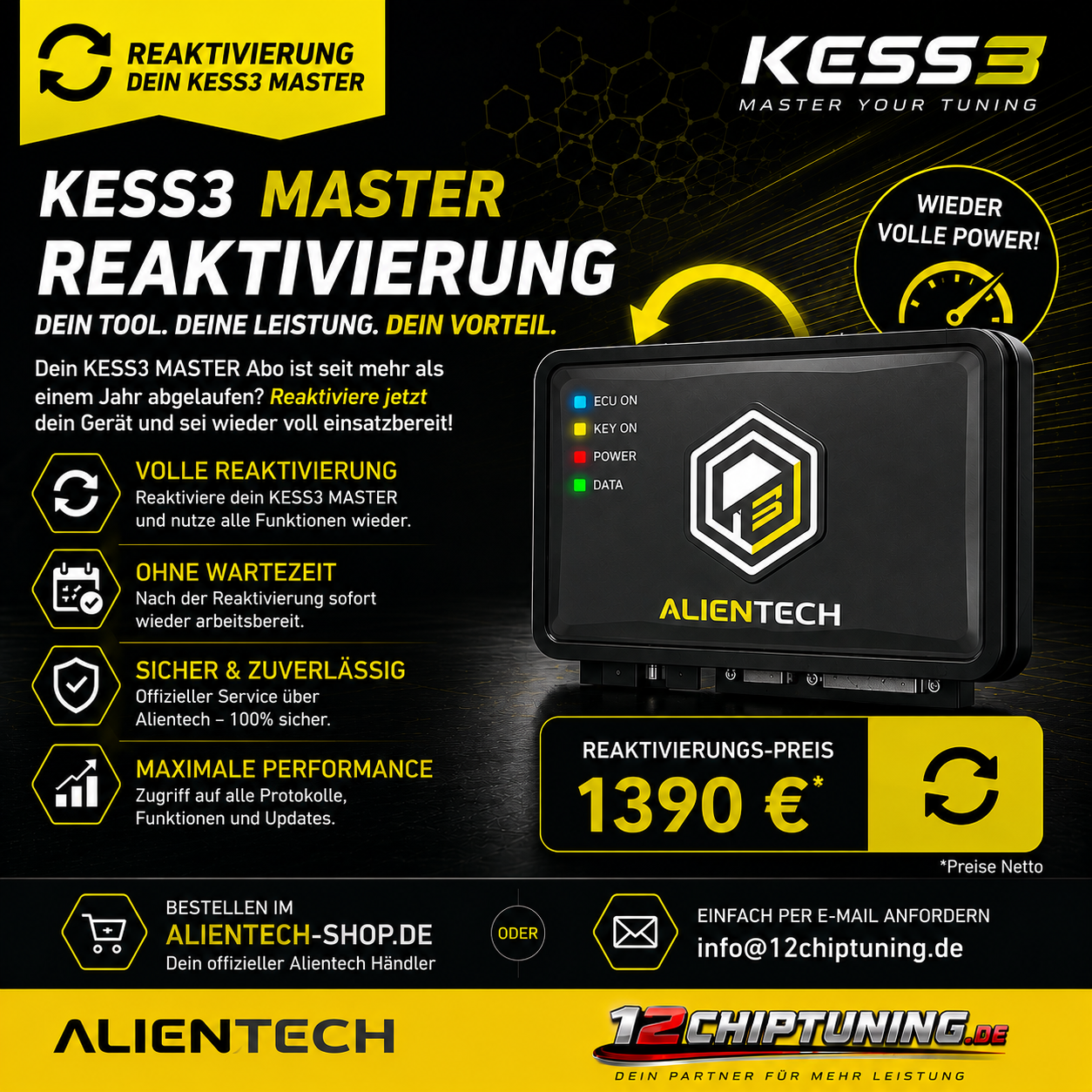 Reaktivierung KESS3 Master
