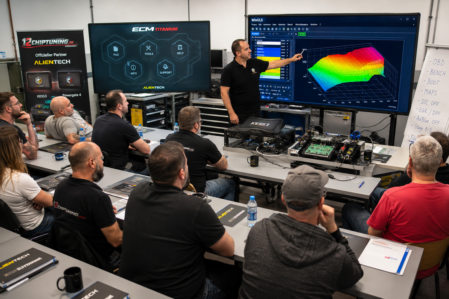 Chiptuning Schulung – 2 Tage Intensivtraining mit KESS3, WinOLS & ECM Titanium