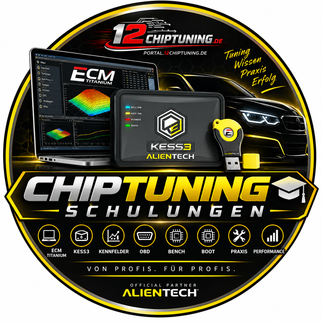 Chiptuning Schulung – 2 Tage Intensivtraining mit KESS3, WinOLS & ECM Titanium